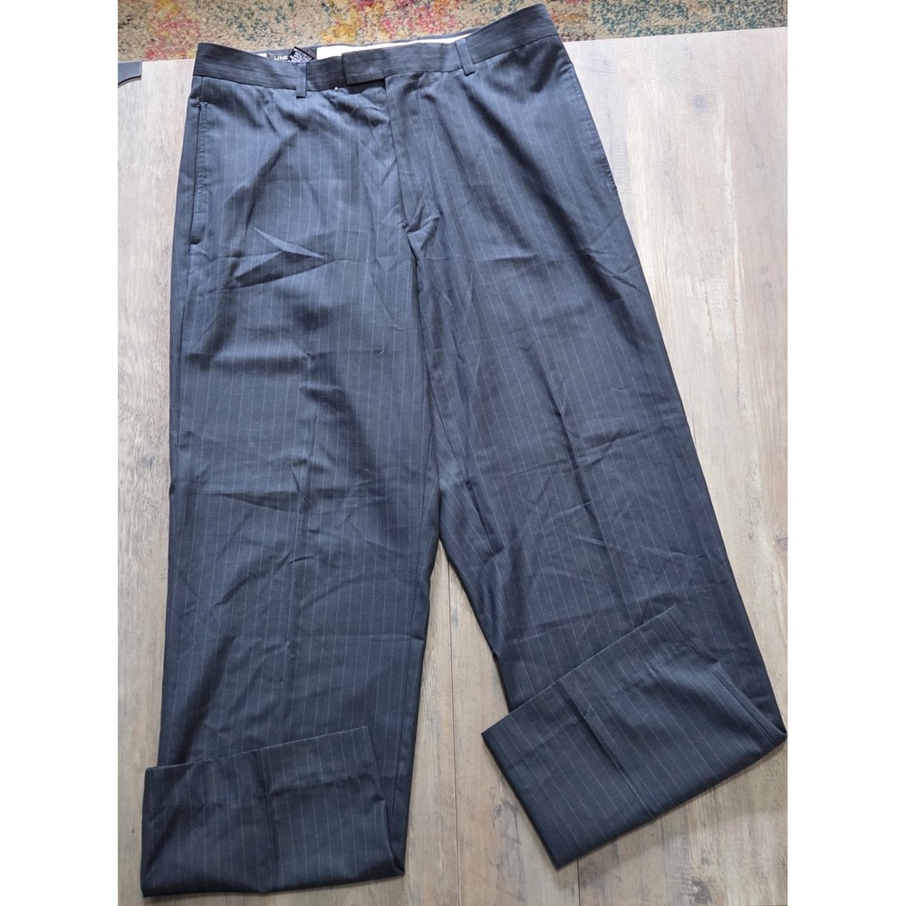 Linea Dome Navy Pin Stripe Trouser Work Pants Men 32x30